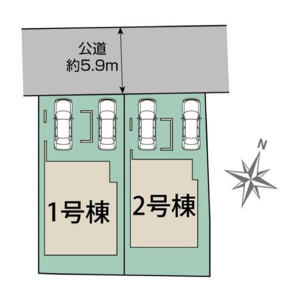 武豊町平井7丁目1期　全２棟　２号棟