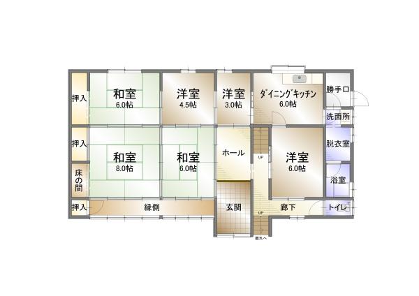 中古住宅　武豊町大字東大高郷道南