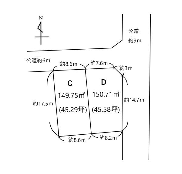 住宅用地　武豊町平井3丁目　C区画