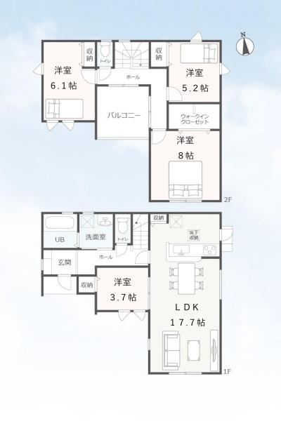 武豊町東大高本田　１号棟