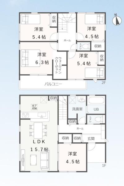 武豊町東大高本田　２号棟