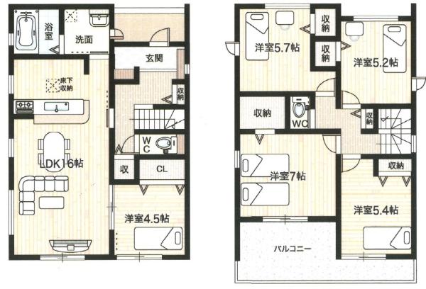 美浜町北方字１丁目　2号棟