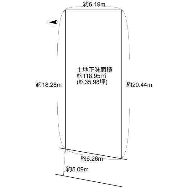 京都市右京区太秦堀池町の売土地