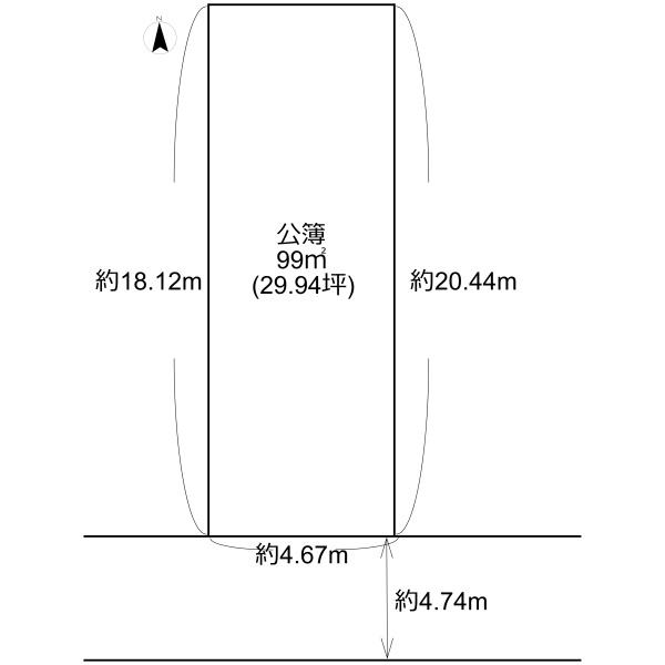 京都市山科区四ノ宮熊ケ谷の売土地