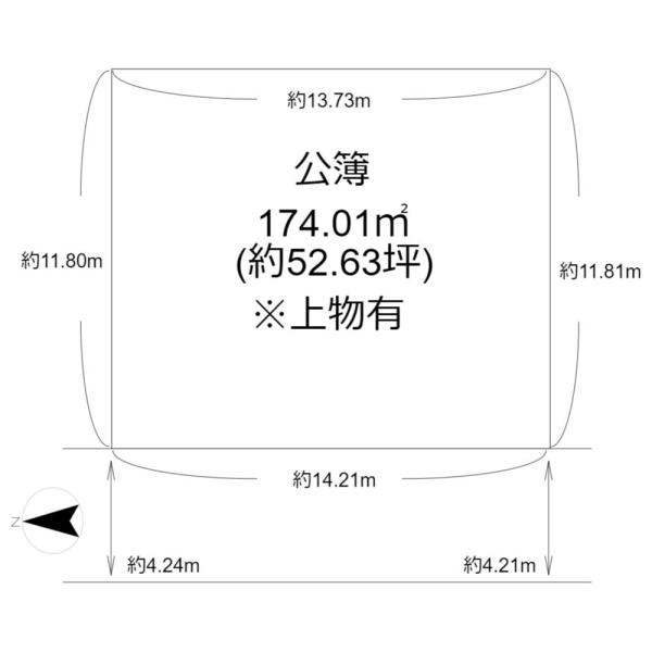 京都市北区大宮薬師山西町の土地