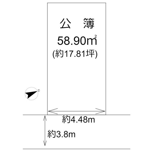 京都市右京区太秦青木ケ原町の土地