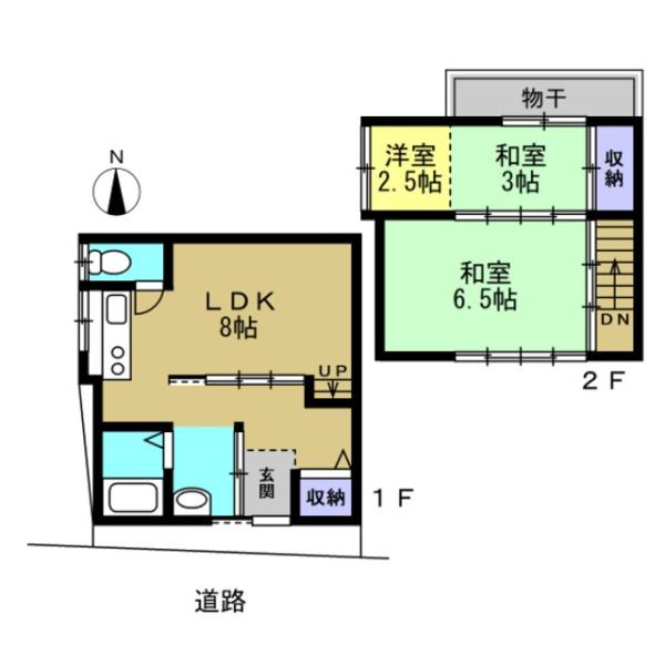 京都市上京区西富仲町の中古テラスハウス
