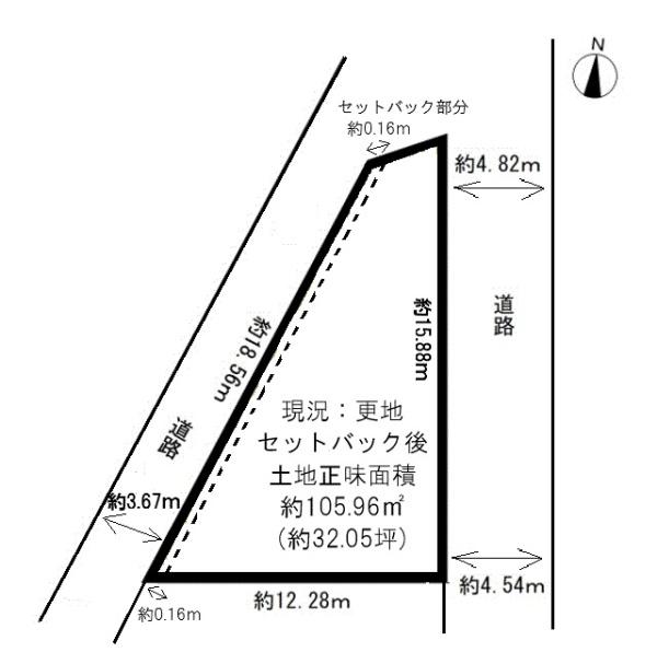 京都市山科区御陵血洗町の売土地