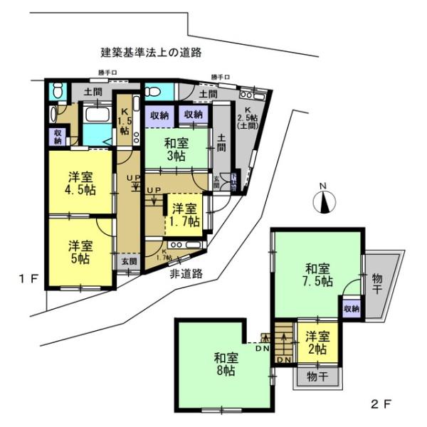 京都市北区紫野西藤ノ森町の中古一戸建て