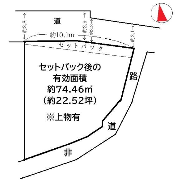 京都市北区紫野西藤ノ森町の売土地