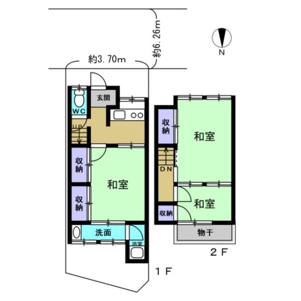 京都市山科区西野山射庭ノ上町の中古一戸建て