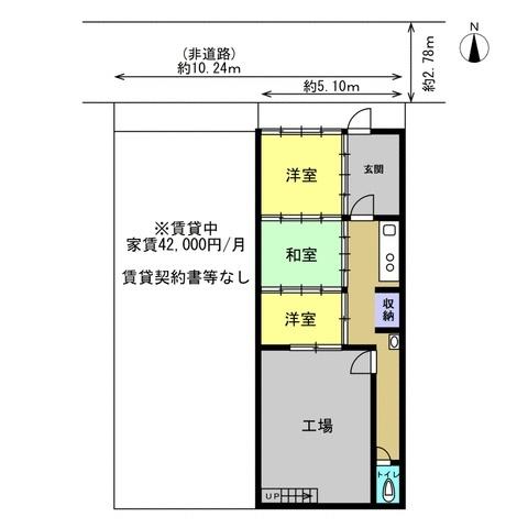 京都市上京区鳳瑞町の中古一戸建て(間取り)