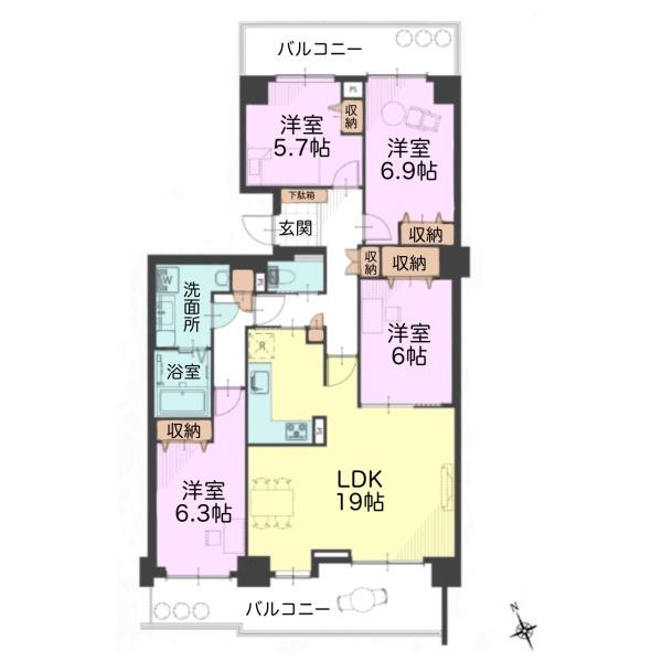 ヴィルフォーレ稲毛6番館