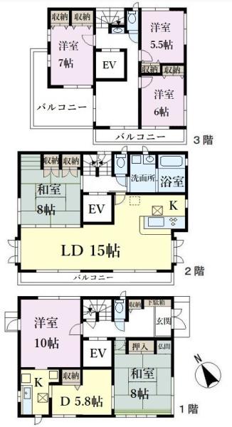 千葉市緑区おゆみ野南3丁目　中古戸建