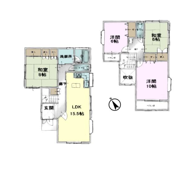 千葉市若葉区東寺山町　中古戸建て