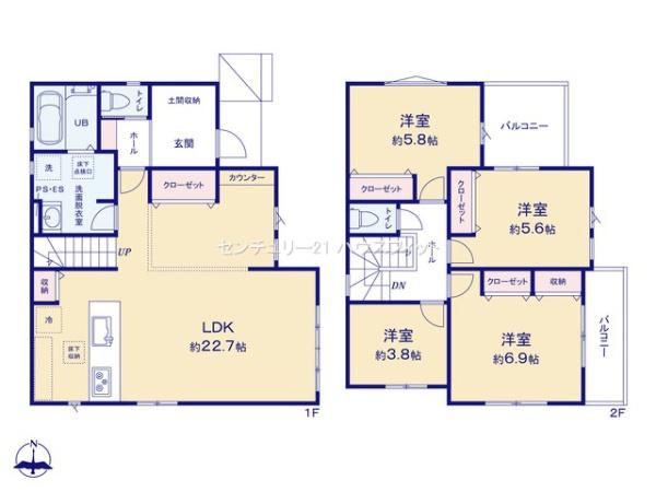 千葉市若葉区桜木北3丁目　新築戸建