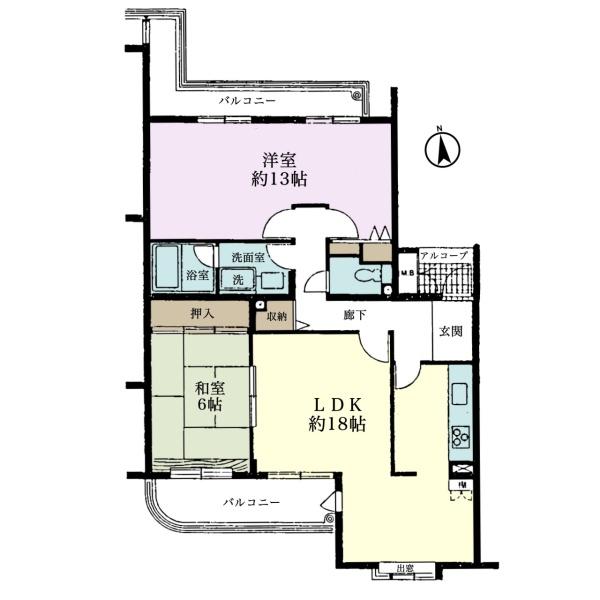 サウスヒルズ中央第16号棟