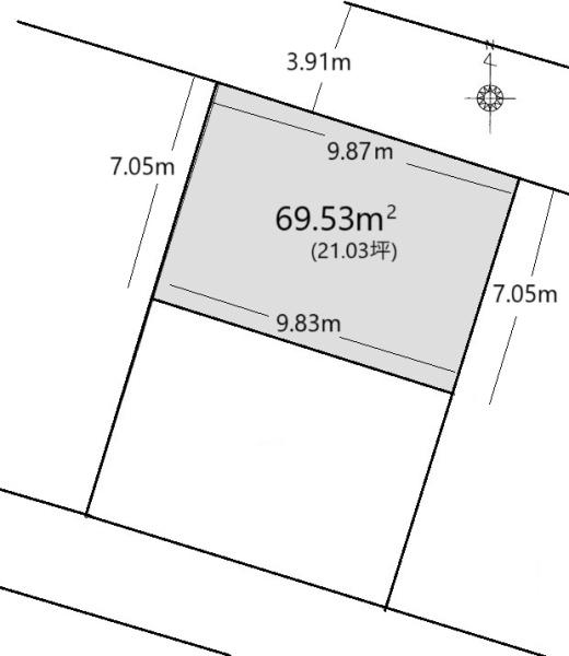 千葉市中央区松波2丁目　A区画