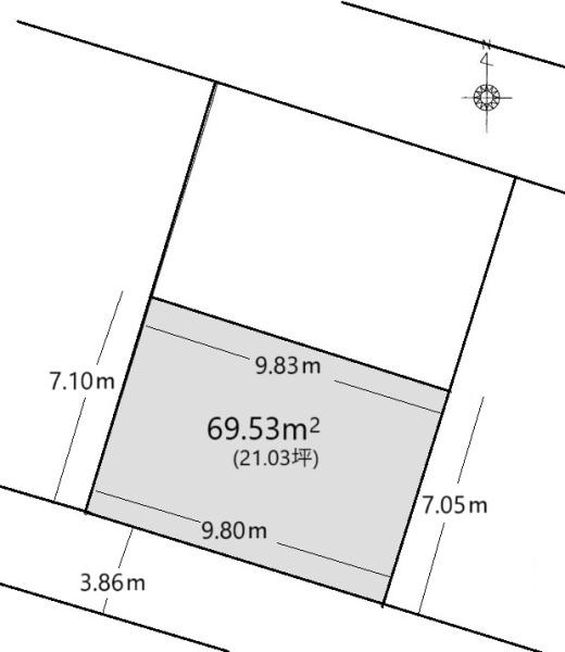 千葉市中央区松波2丁目　B区画