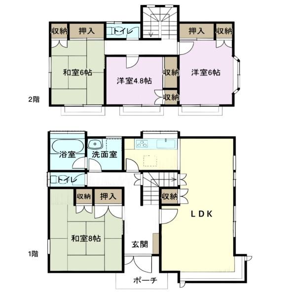 千葉市若葉区北大宮台　中古戸建