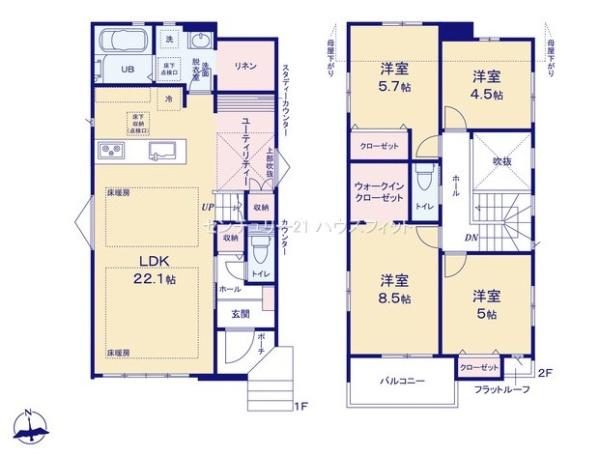 千葉市稲毛区小中台町　新築戸建