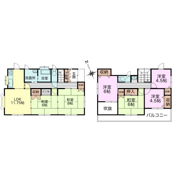 四街道市大日の中古一戸建て