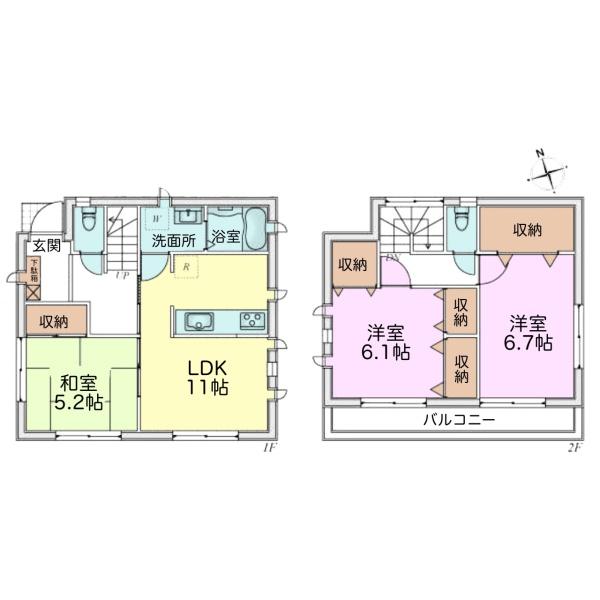 千葉市稲毛区小中台町　中古戸建