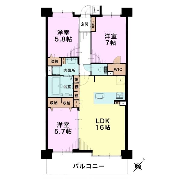 ペルル千葉中央(間取り)