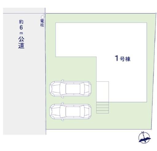 四街道市つくし座2丁目 新築戸建(区画図)