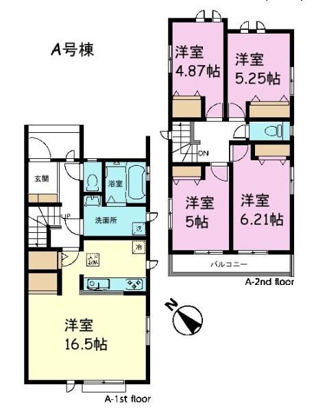 千葉市美浜区磯辺4丁目 新築戸建(間取り)
