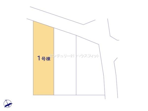 千葉市若葉区加曽利町 新築戸建(区画図)