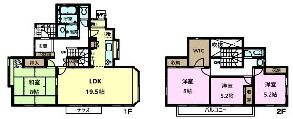 市原市加茂2丁目の中古一戸建て(間取り)