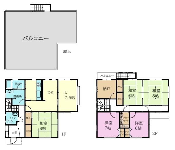 千葉市若葉区北大宮台　中古戸建