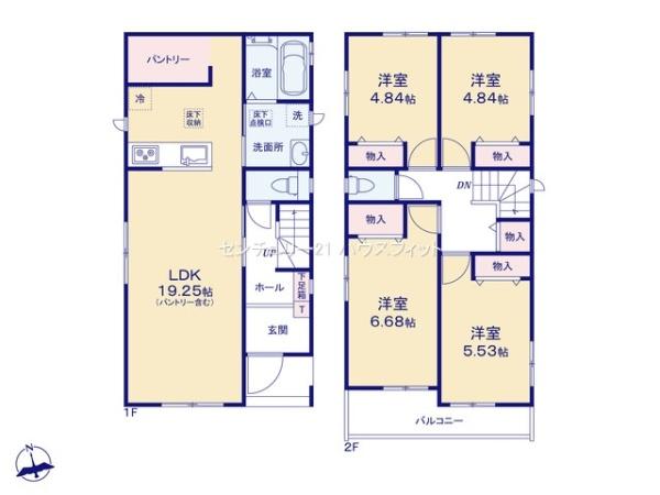 千葉市若葉区小倉台6丁目　新築戸建
