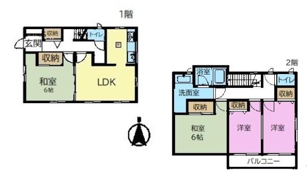 千葉市若葉区桜木北2丁目　中古戸建
