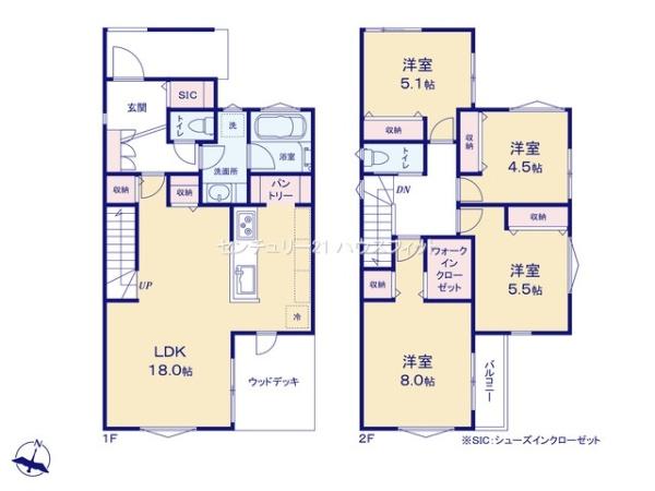 千葉市若葉区小倉台3丁目　新築戸建
