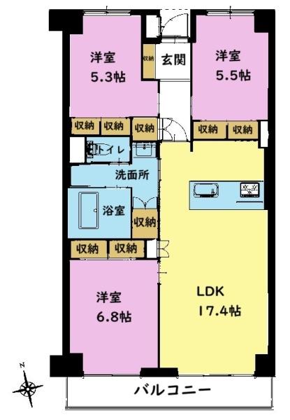 稲毛ビューハイツ3号棟