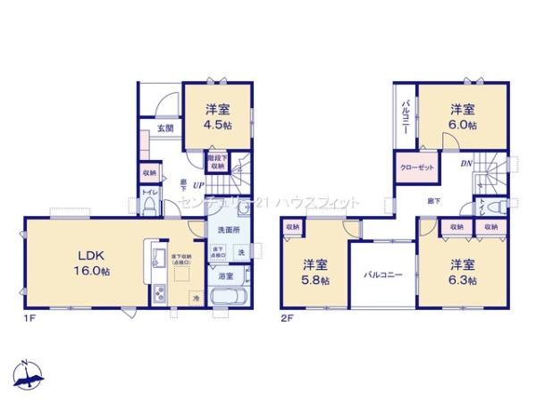 千葉市若葉区御成台3丁目　新築戸建