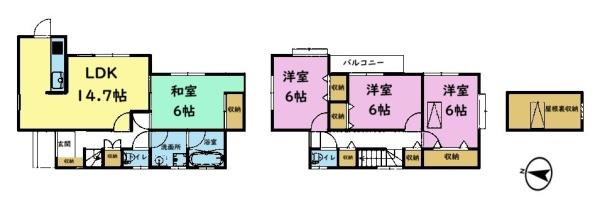 千葉市稲毛区作草部町　中古戸建