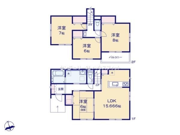 四街道市内黒田　新築戸建