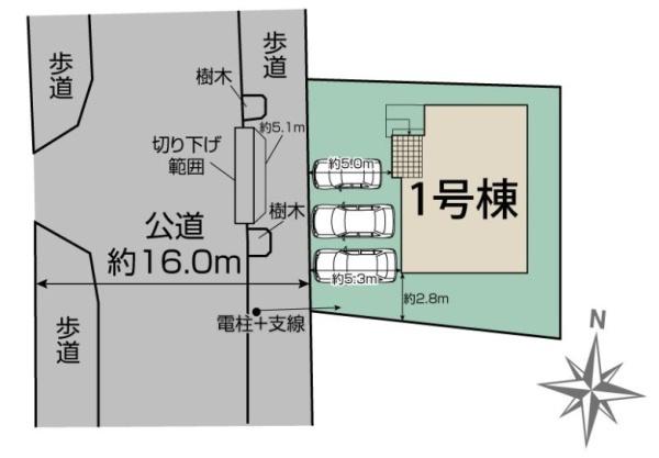 千葉市若葉区大宮台1丁目　新築戸建