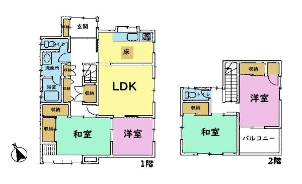 千葉市稲毛区長沼町の中古一戸建て