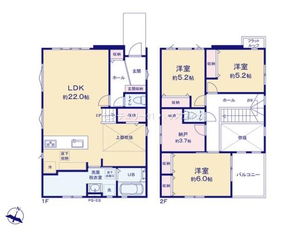 千葉市若葉区小倉台3丁目　新築戸建