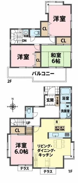 千葉市稲毛区山王町の中古一戸建て