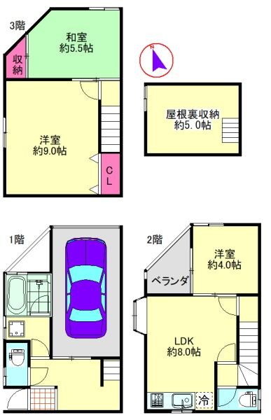 大阪市淀川区十八条２丁目の中古一戸建て