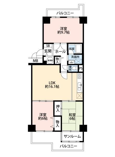 京橋グリーンハイツ一号棟