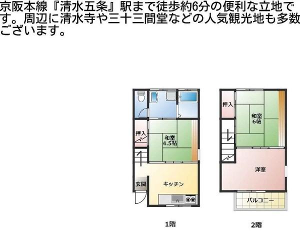 京都市東山区門脇町の中古一戸建て