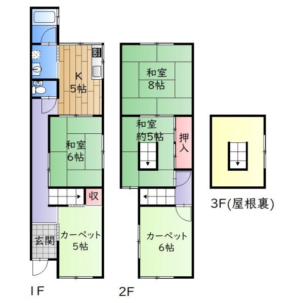 長岡京市井ノ内坂川の中古一戸建て