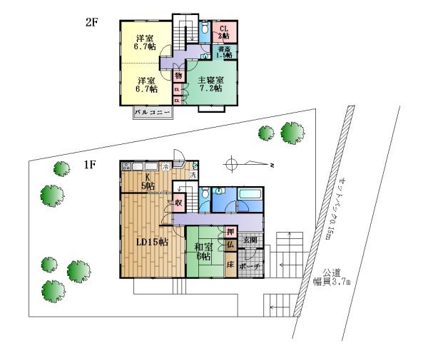 高島市今津町リゾート古家付土地