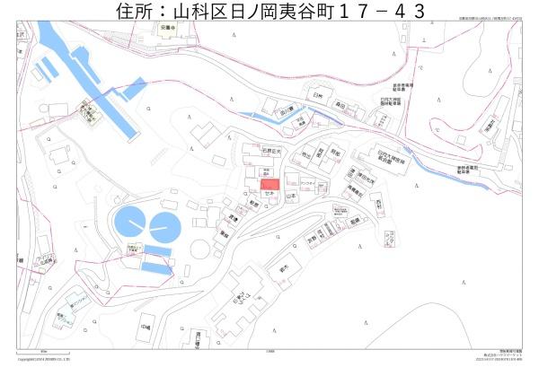 京都市山科区日ノ岡夷谷町の売土地